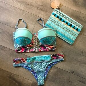 SUPER CUTE MAAJI "COCKATOO PEEKABOO" SWIMSUIT